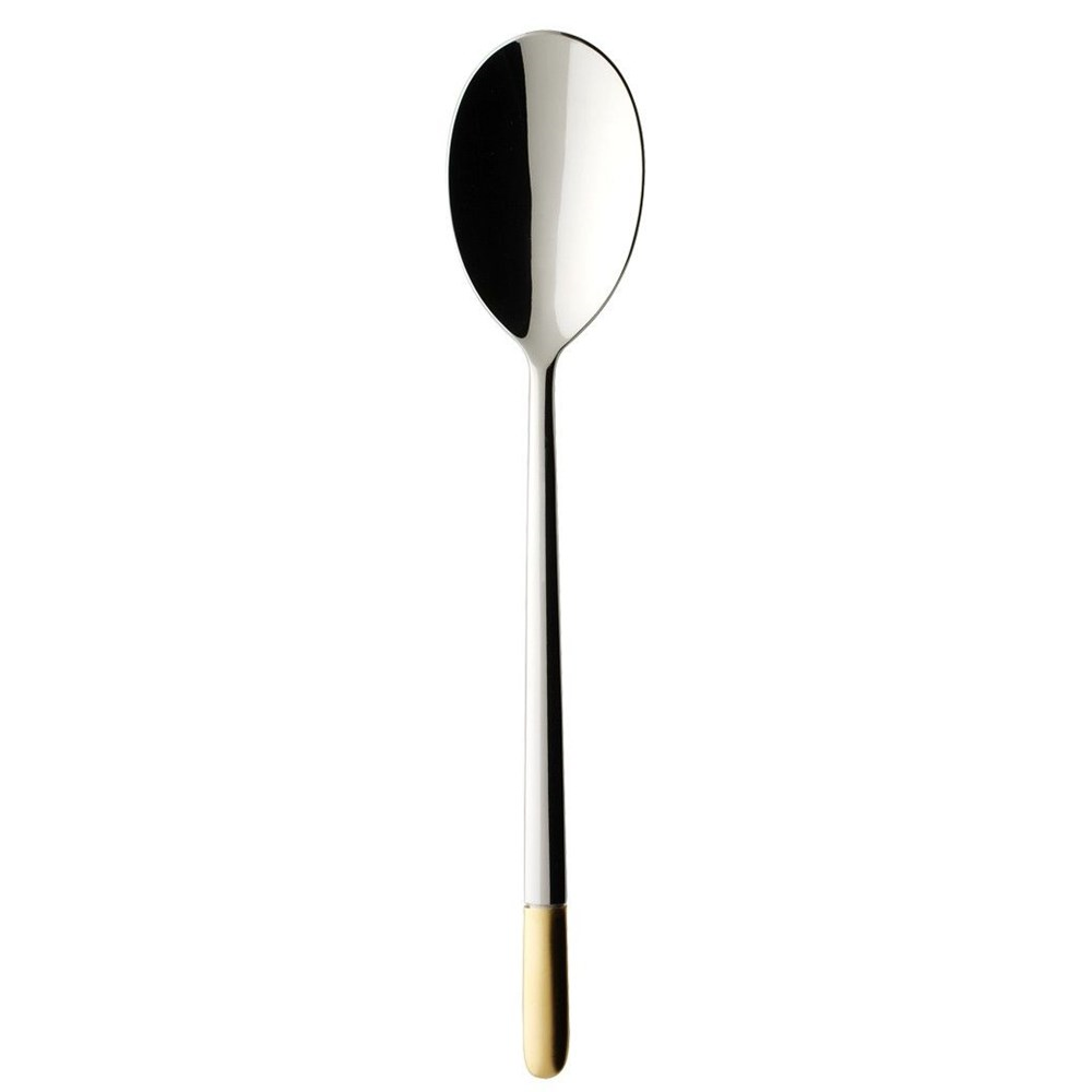 Ella Sugar/ ice cream spoon, Stainless Steel With Partial Gold Plate-0