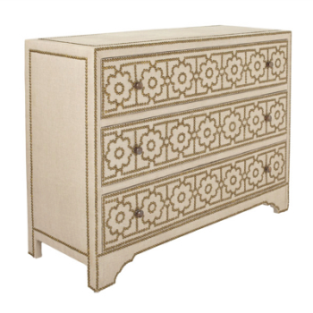 Durbar Chest of drawers, W121 x D48 x H88cm, Natural-0