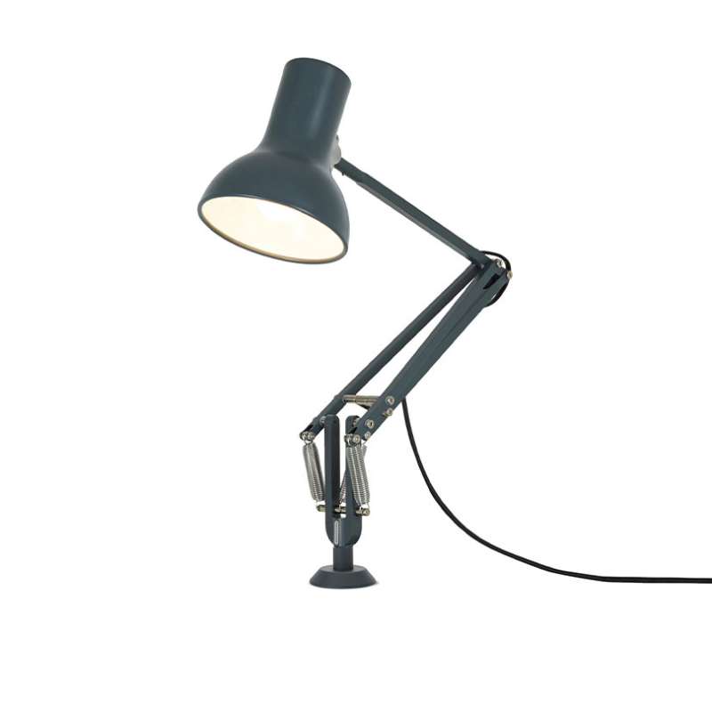 Type 75 Mini Lamp with Desk Insert, Slate Grey-1