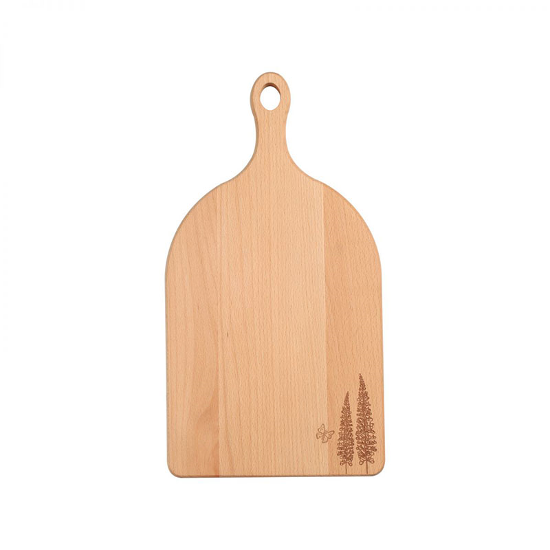 Cottage Garden Large Handled Board, Oiled Beech-0