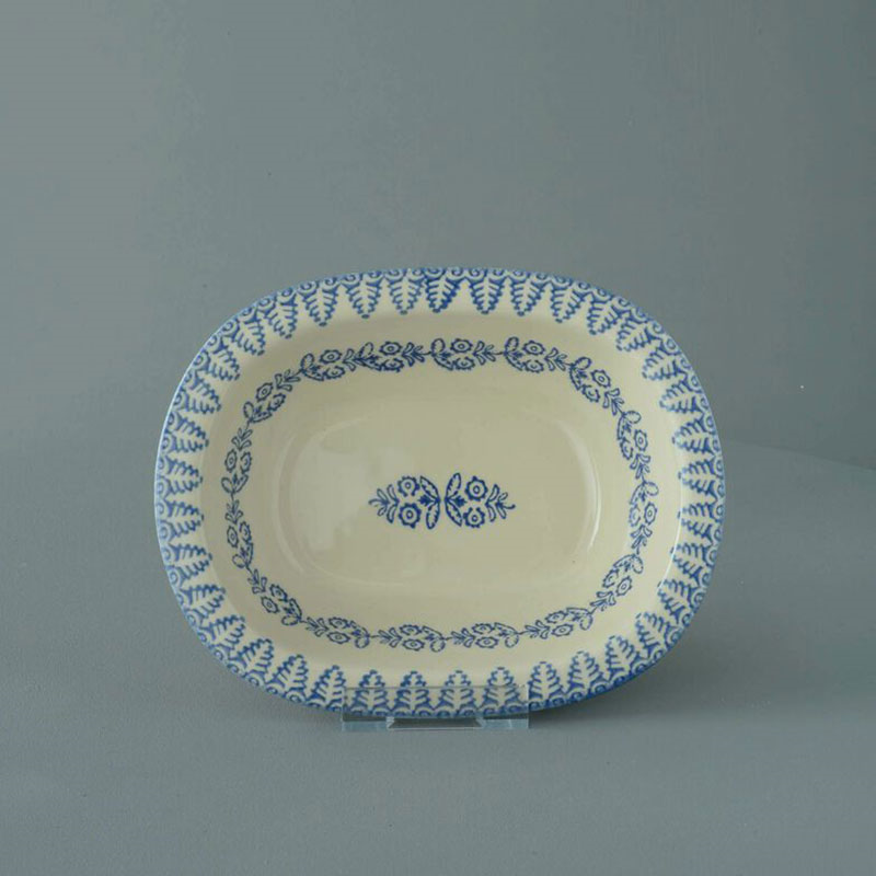 Lacey Blue Pie dish-1