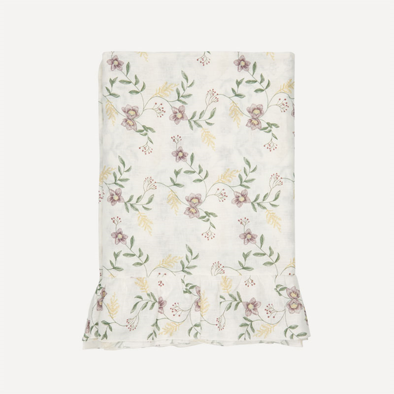 Hellebore Ruffle Tablecloth, 300 x 170cm, Multi-1