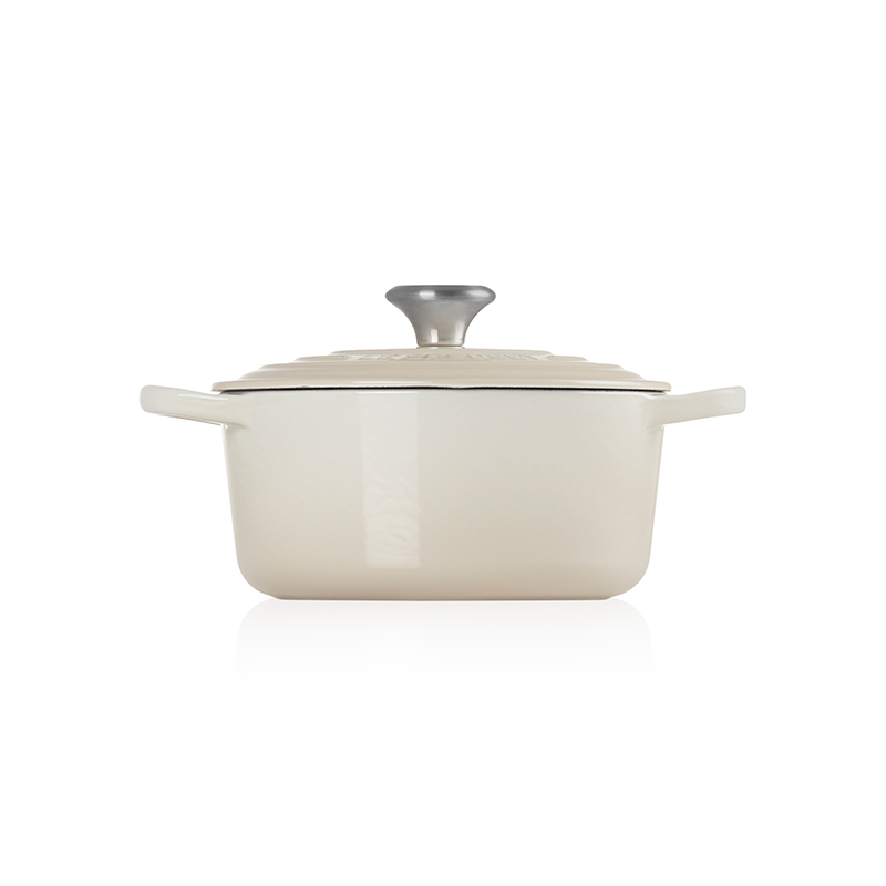 Signature Cast Iron Round casserole, 22cm - 3.3 litre, Meringue-4