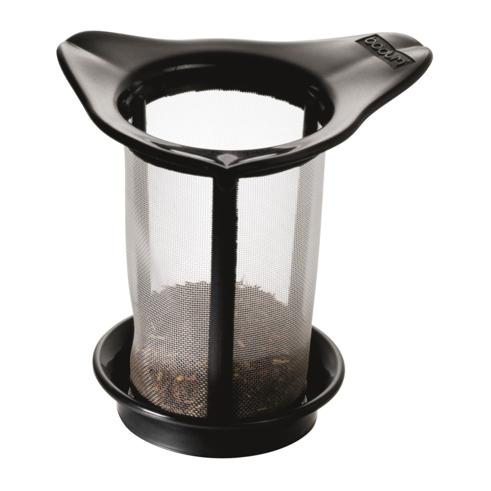 Yo-Yo Mug and tea strainer, 35cl, Black-6