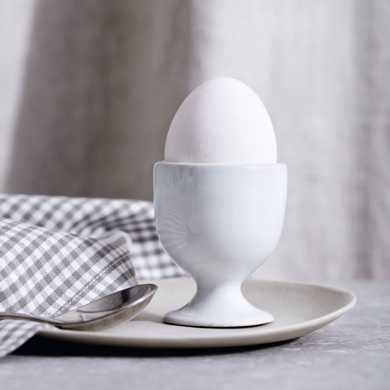 Portobello Egg Cup, H6,5cm, White-0