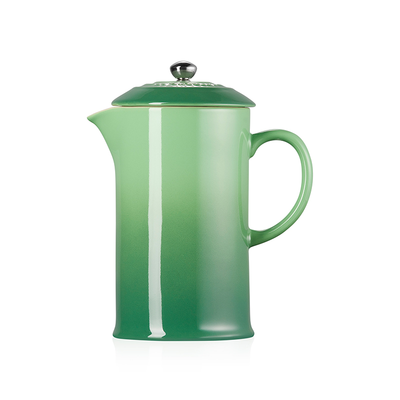 Stoneware Cafetiere with Metal Press, 1L, Bamboo Green-2