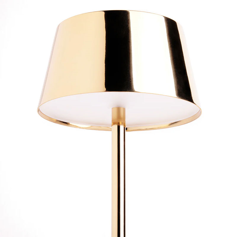 Scoon Rechargable Lamp, H32cm, Gloss Brass-4