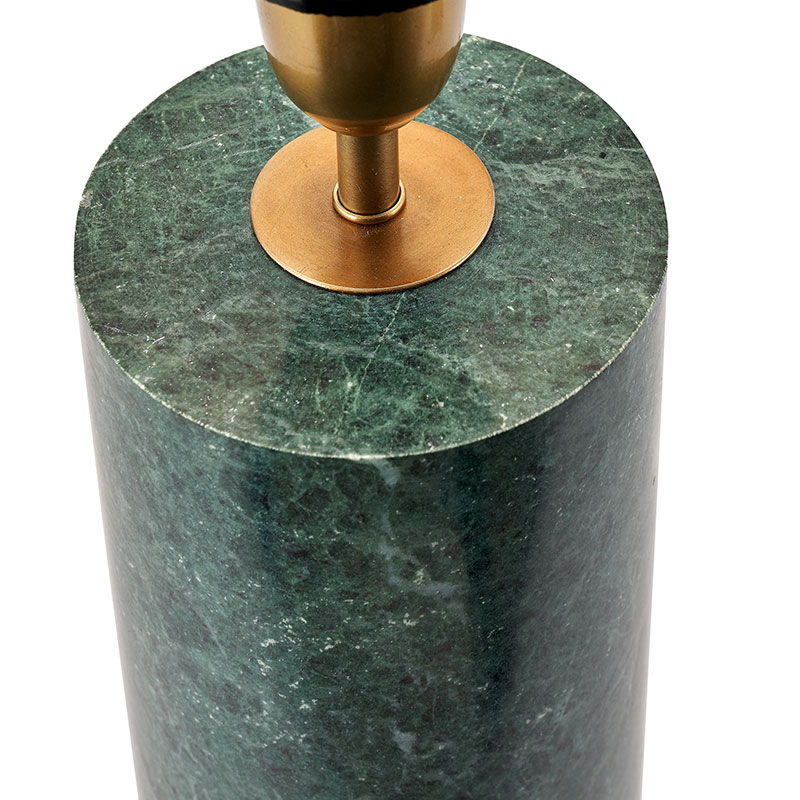 Kiorini Table Lamp Base, H35cm, Green Marble-8