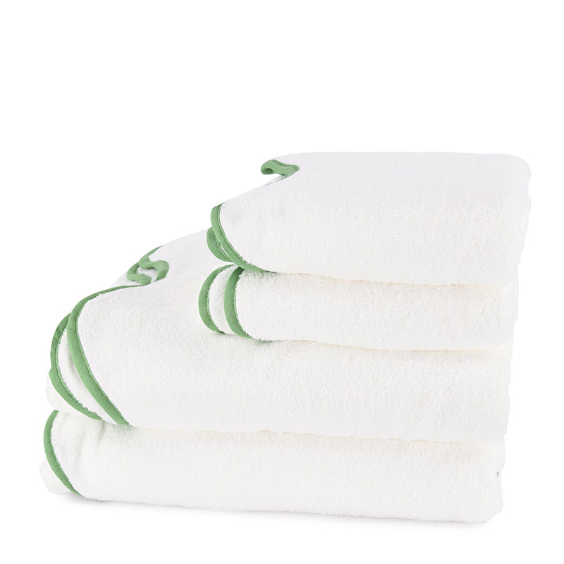 Amelia Scalloped Classic Towel Bundle, Asparagus-0