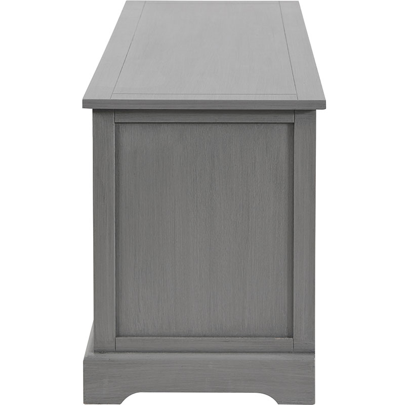 Devonshire 3 Drawer Basket Unit, Grey-3