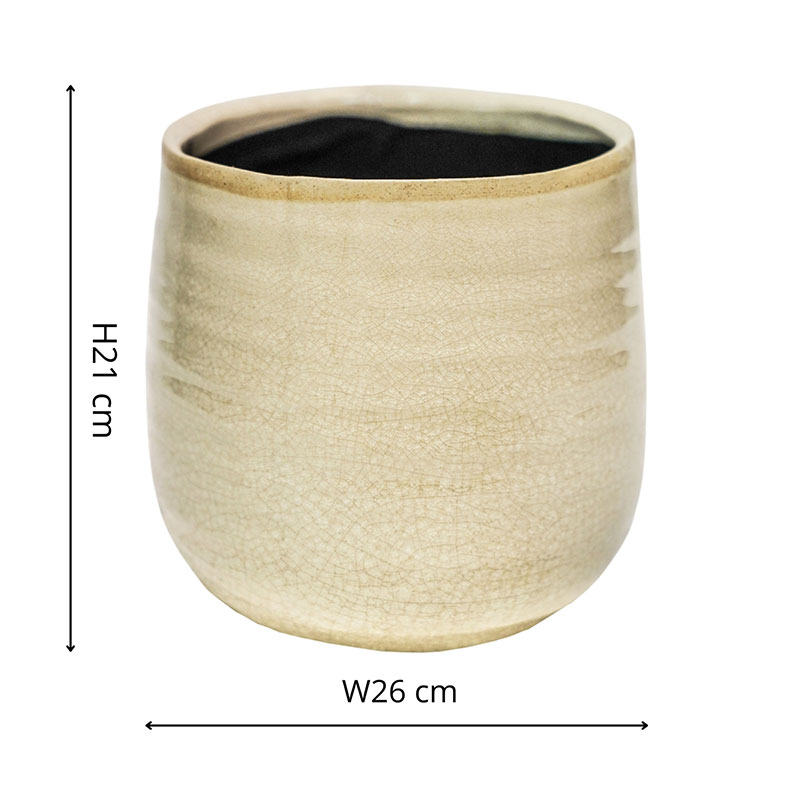 Como Pot, D26cm, Ivory-5