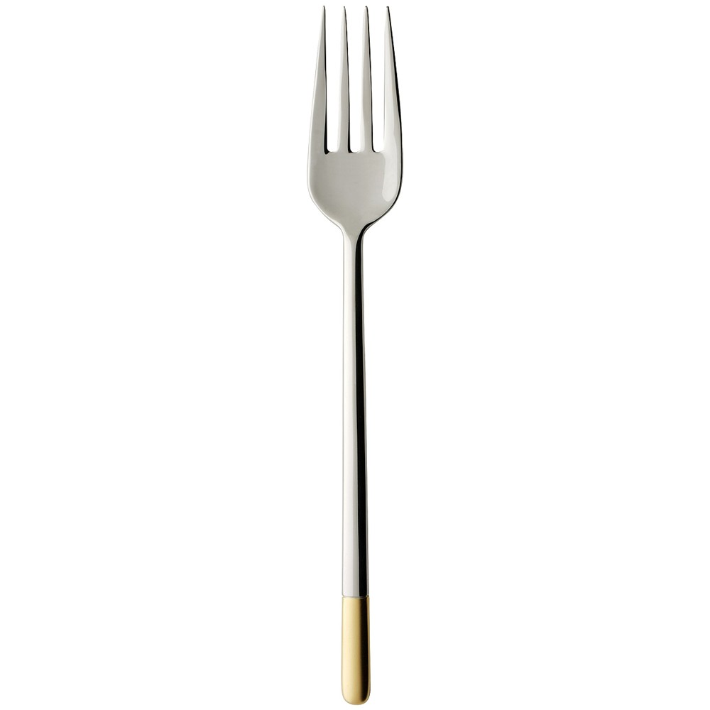 Ella Dinner fork, Stainless Steel With Partial Gold Plate-0