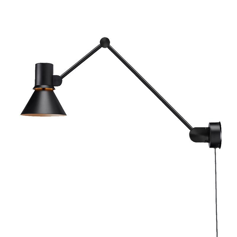 Type 80™ W3 Wall Light, H80cm, Matte Black-0