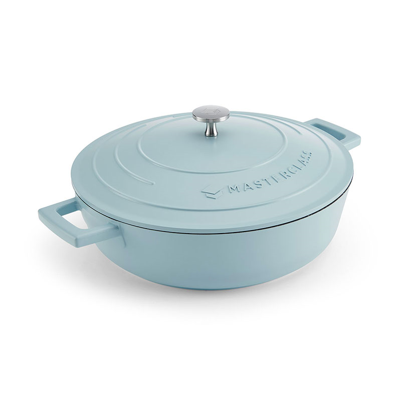 Shallow Casserole Dish, 4L, Pastel Blue-0