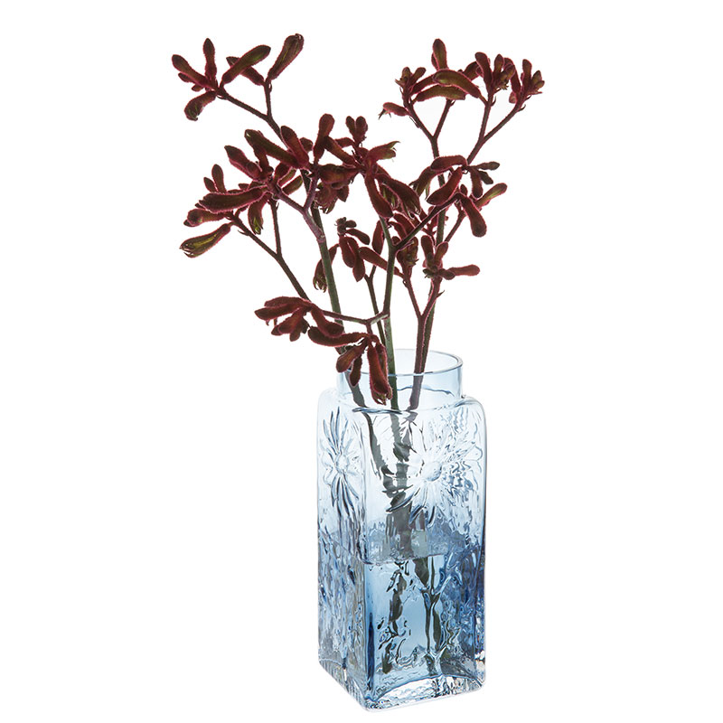 Marguerite Tall Vase, 21cm, Ink Blue-0