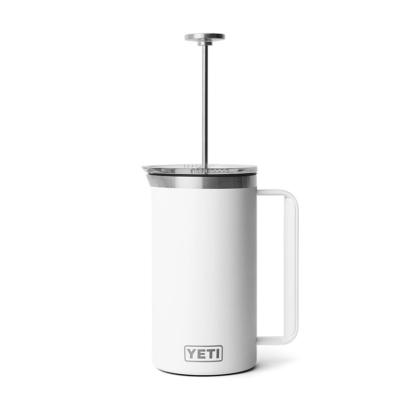 Rambler French Press, 34oz, White-5