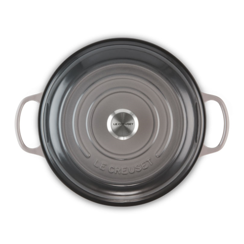 Signature Cast Iron Shallow casserole, 30cm - 3.2 litre, Flint-1