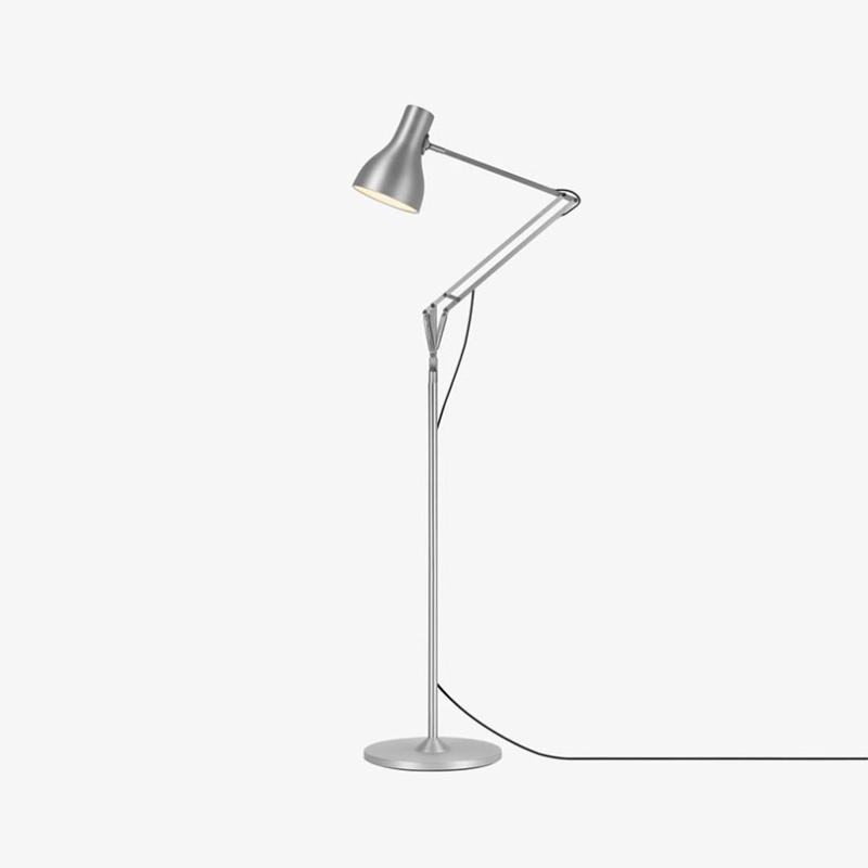 Type 75 Floor Lamp, Silver Lustre-0