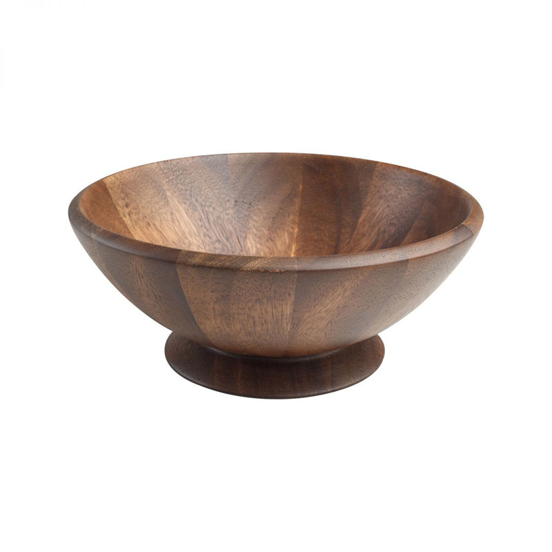 Deco Serving Bowl, D25cm, Acacia-0