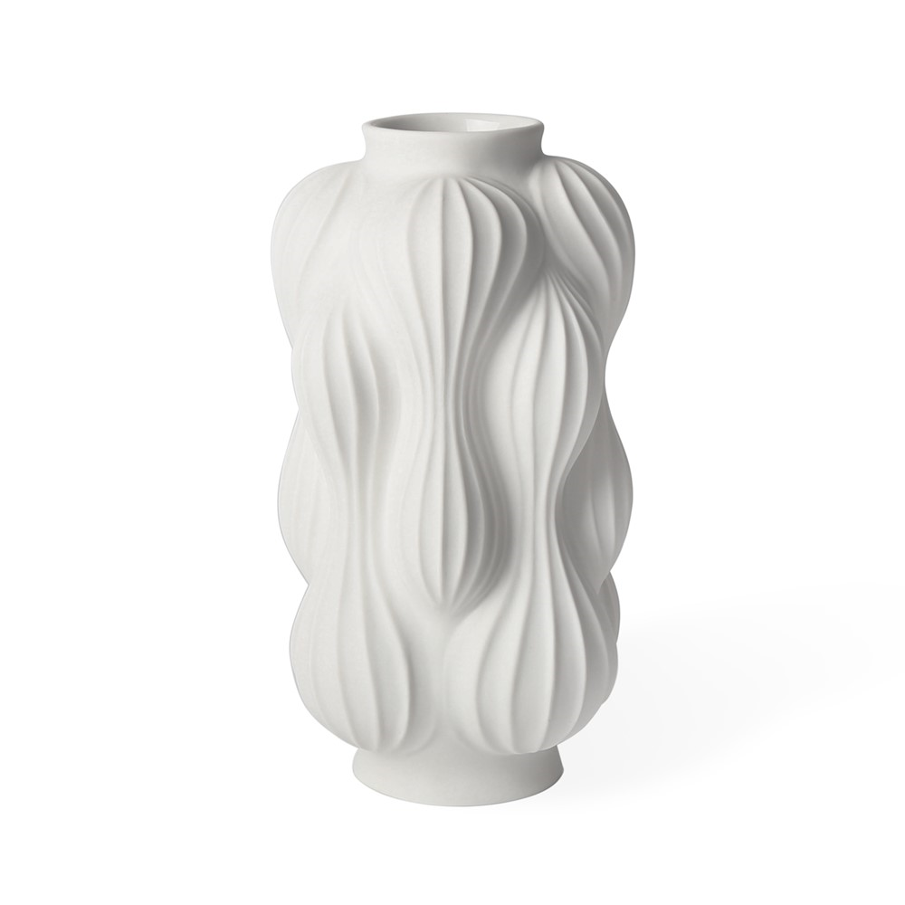 Balloon Vase, H25cm, White-1