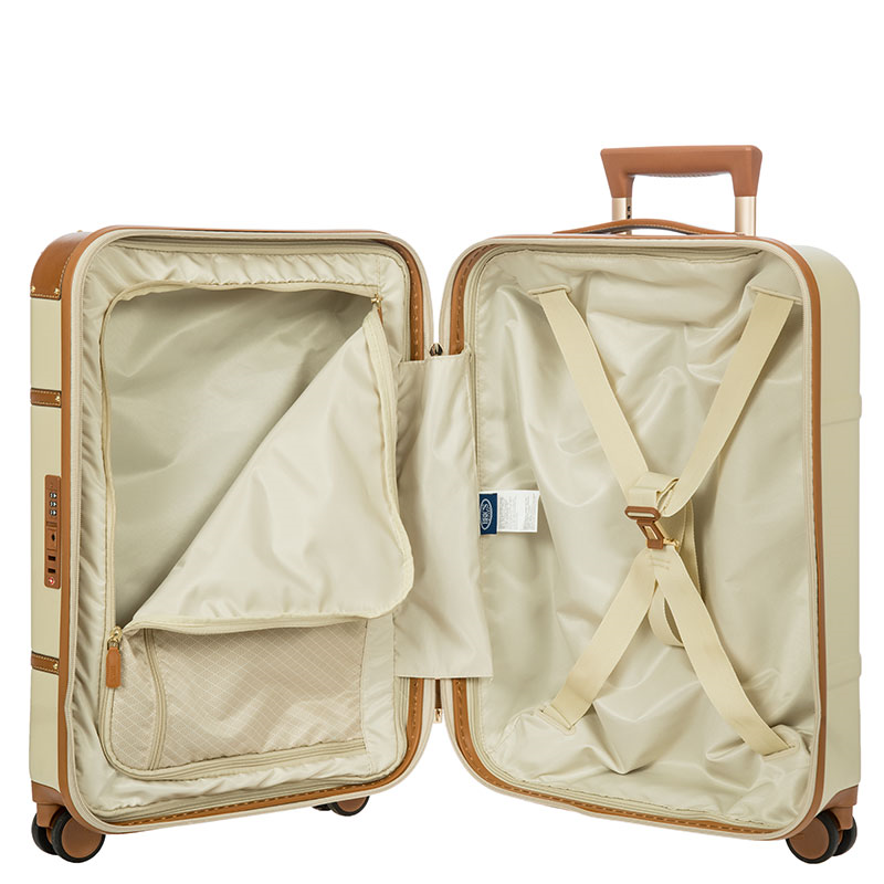 Bellagio Carry-On Suitcase, H55 x L38 x W23cm, Cream-9