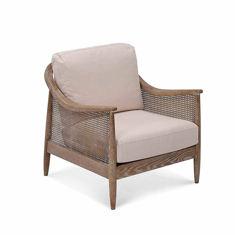 Templecombe Rattan Armchair, Oatmeal-3