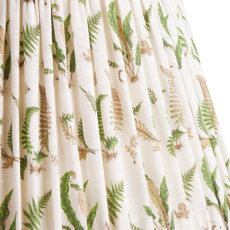 Empire Straight  Shade Ferns Linen By GP & J Baker, 30cm, Emerald-4