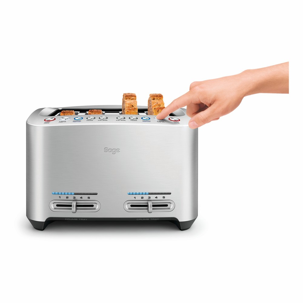 The Smart Toast 4 slice toaster, Stainless Steel-2