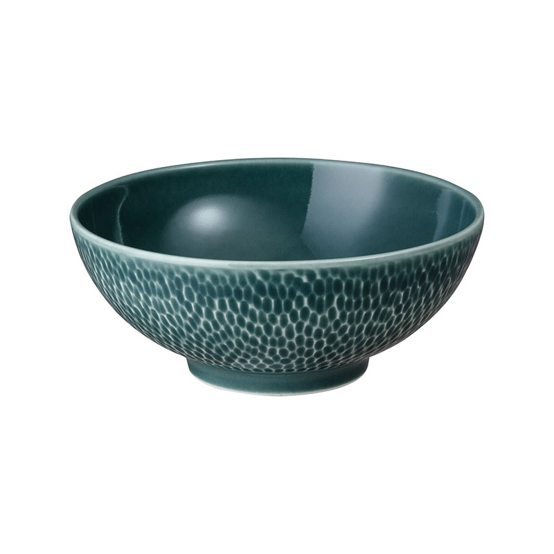 Carve Green Cereal Bowl, D17cm-0