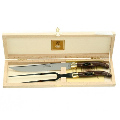 Claude Dozorme- 2-Piece Laguiole Carving Set,-0