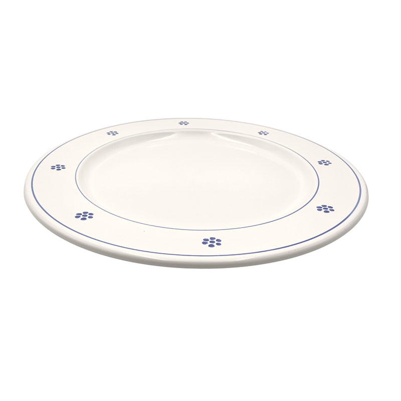 Stella Bianca Flat Plate, D31cm, White-2