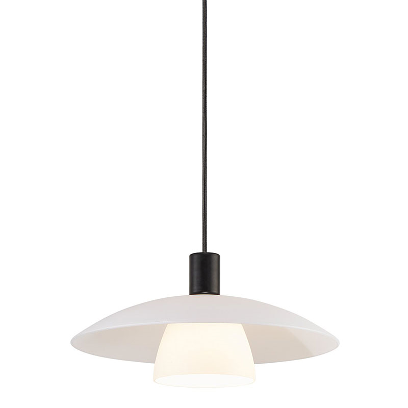 Verona Pendant, H19cm, Opal White-4