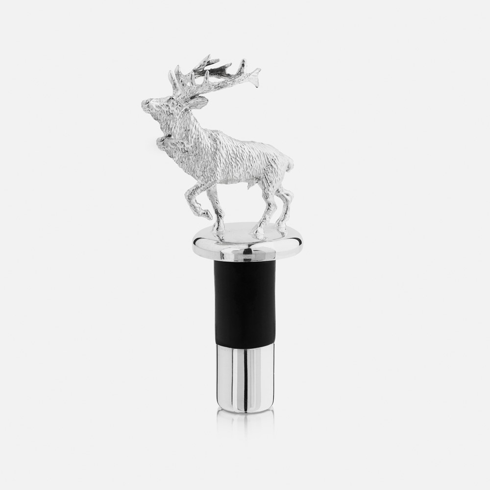 The Highland Safari Collection Stopper, D4.5 x H11cm, Stag-0