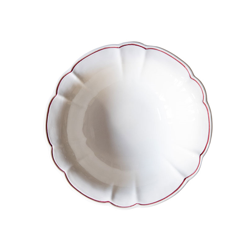 Romilly Salad Bowl, D25cm, Red-1