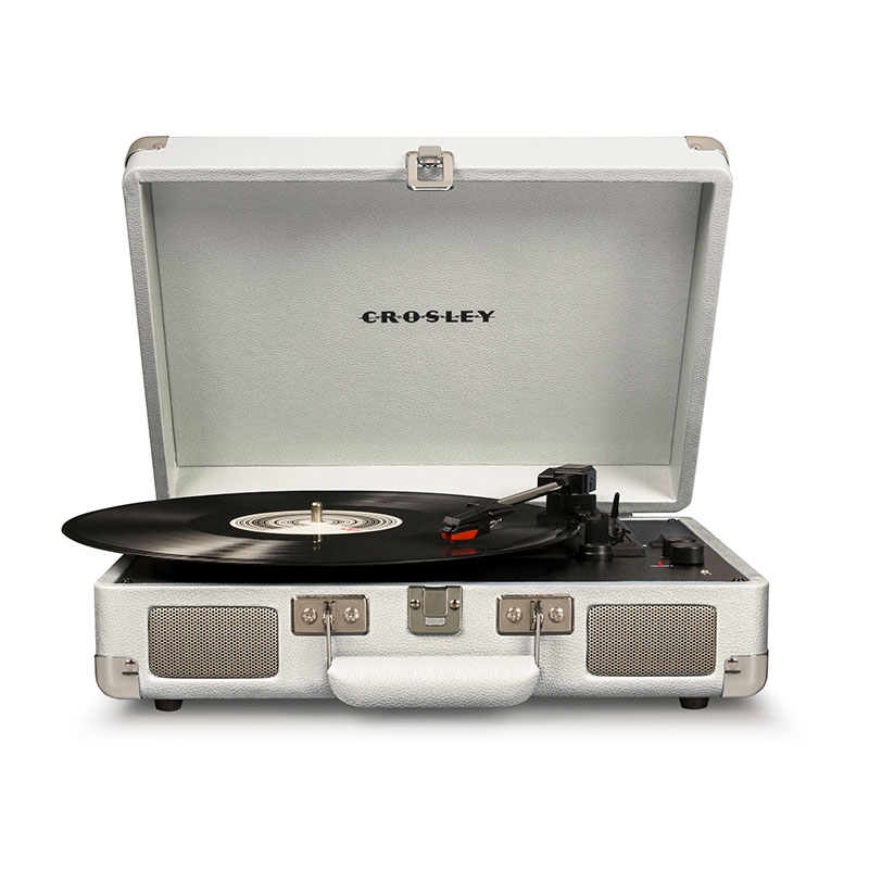 Cruiser Deluxe Plus Portable Turntable, White Sand-0