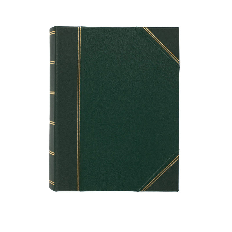 Original Portrait Half Bound Photo Album, 24 x 31cm, Green-2