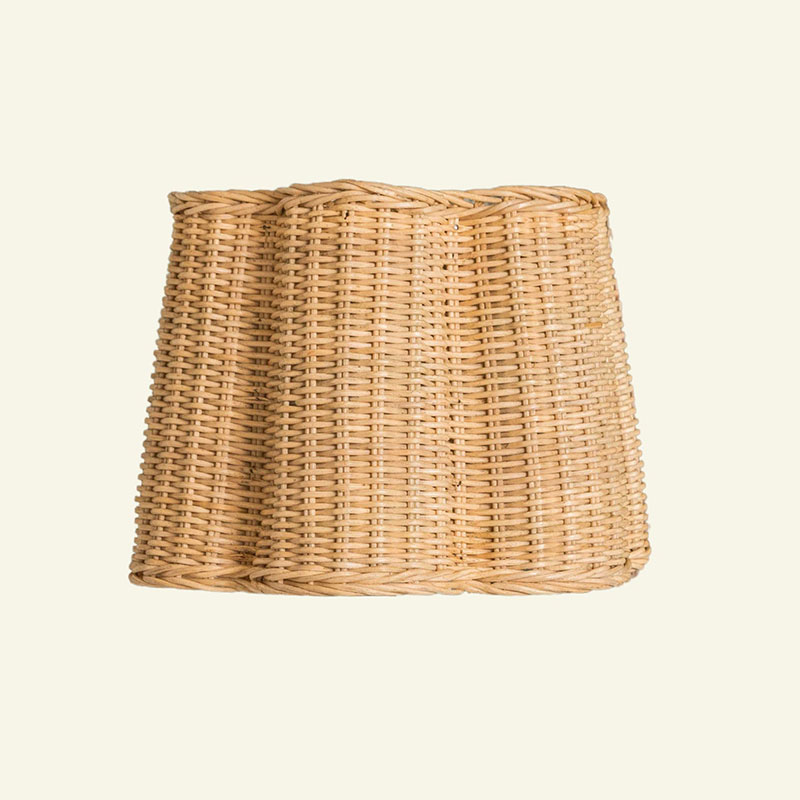 Clover Rattan Lampshade, Natural-1