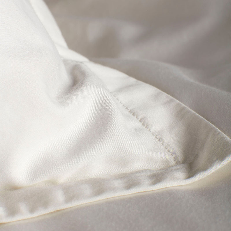 Super Soft Cotton Oxford Pillowcase, Standard, Cream-2