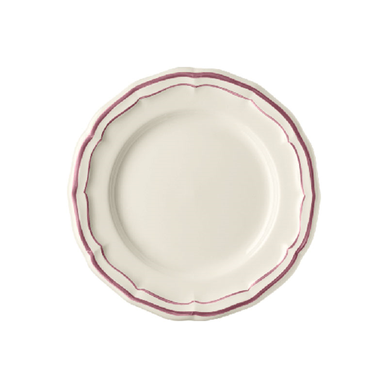 Filet Pivoine Set Of 4 Side Plates, D16.5cm-0