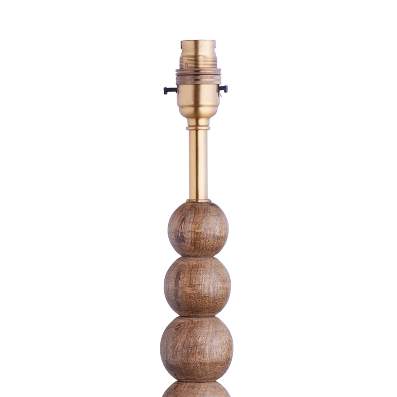 Rahul Standing lamp, H132cm, Warm Wood-1