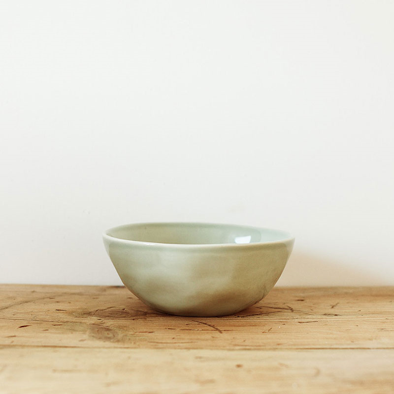 Handcrafted Set of 2 Bowls, D16cm, Seaglass-0