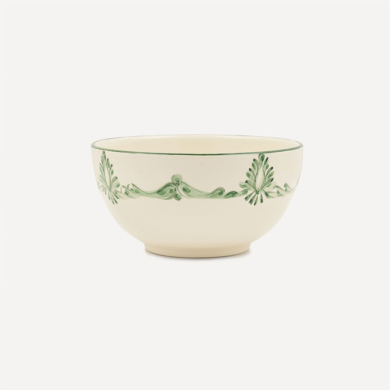 Eleanor Set of 6 Cereal Bowls, 15cm, Forest Green-1