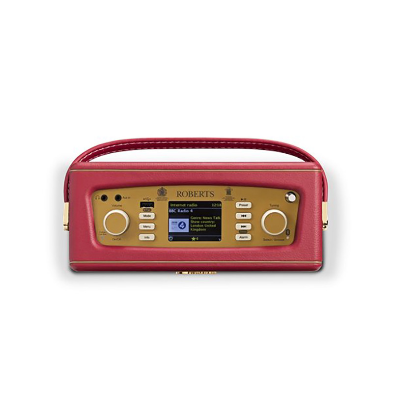 iStream 3L Revival Smart Radio, Berry Red-2