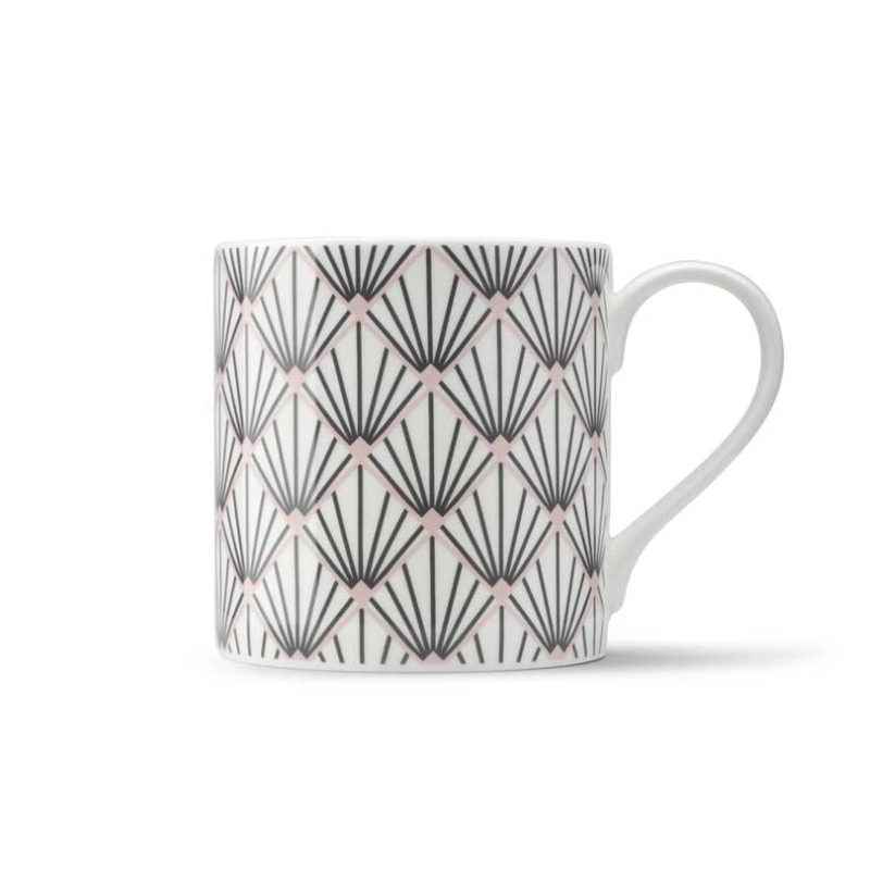 Zighy Mug, 385ml, Grey & Blush Pink-0