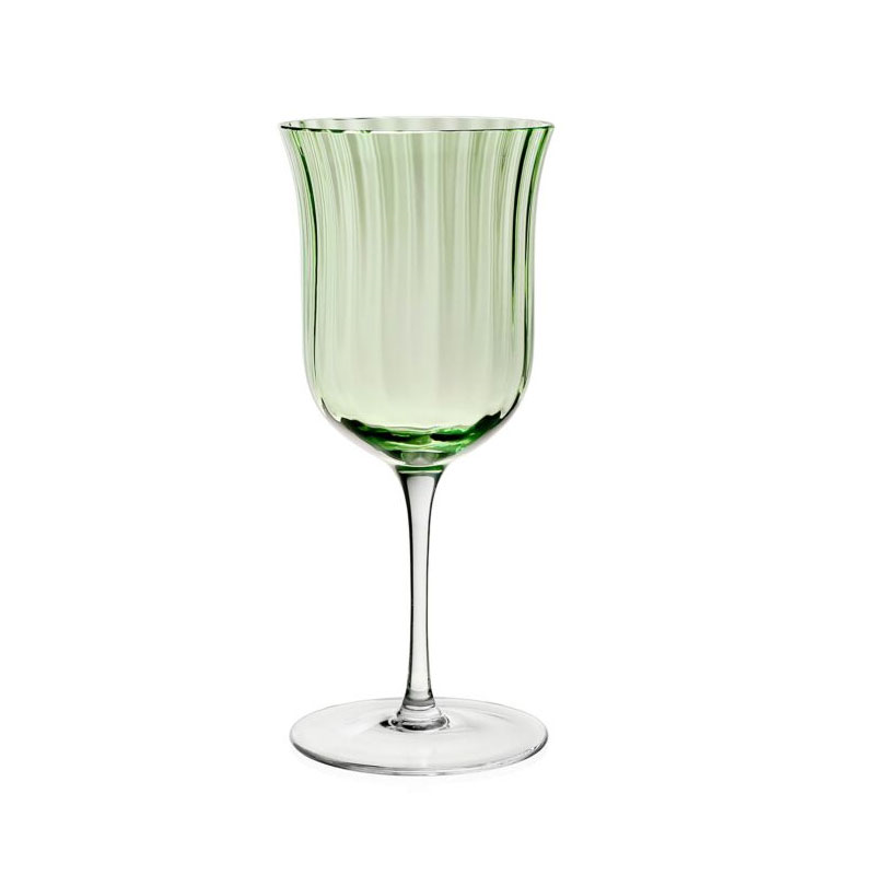 Corinne Water Goblet, 320ml, Green-2