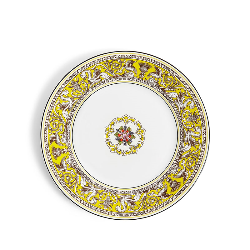 Florentine Plate, D21cm, Citron-2