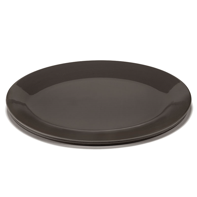 Dune Oval Serving Dish, 57 x 44cm, Slate-0