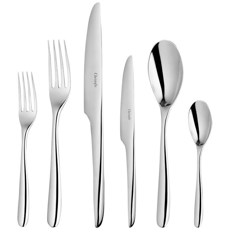 L'Ame 36 Piece Cutlery Set, Stainless Steel-0