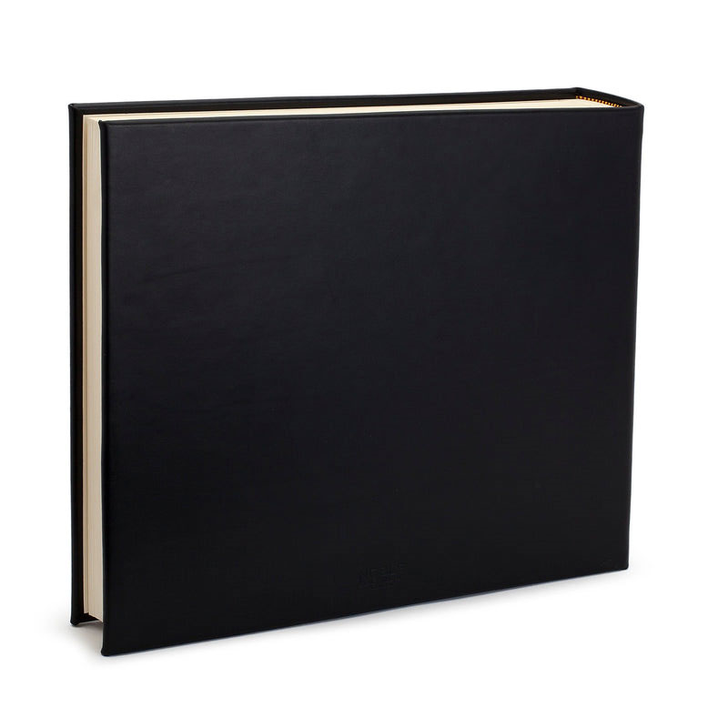 Chelsea Landscape Leather Photo Album, 31 x 36.5cm, Black-2