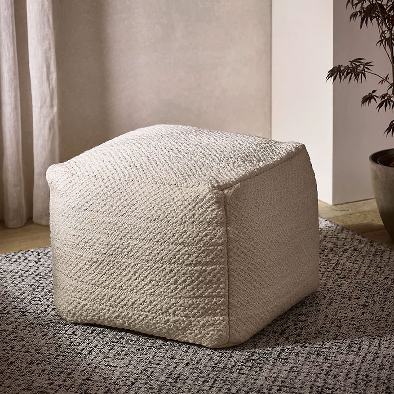 Dalton Pouffe Pouffe, H43 x D52cm, Natural-0